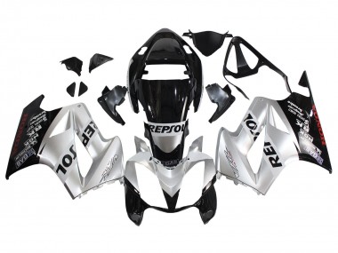 Carenados Moto Honda VFR 800 2002-2013 - Plata Negro Brillante Repsol Fabricantes
