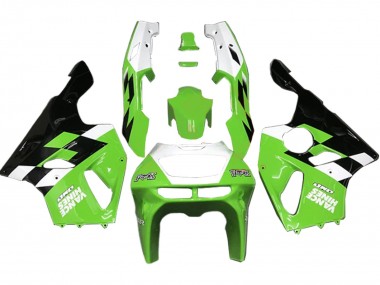 Carenados Moto Kawasaki ZX7R 1996-2003 - Blanco Verde Negro Brillante Fabricantes