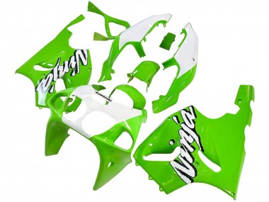 Carenados Moto Kawasaki ZX7R 1996-2003 - Blanco Verde Fabricantes
