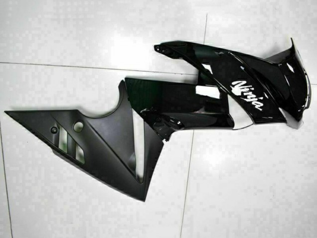 Carenados Moto Kawasaki EX650 2009-2011 - Negro Brillante Blanco Calcomanía Fabricantes