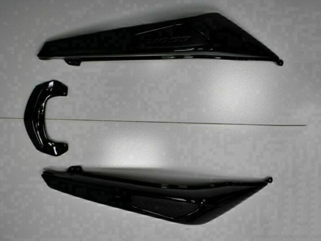 Carenados Moto Kawasaki EX650 2009-2011 - Negro Brillante Blanco Calcomanía Fabricantes
