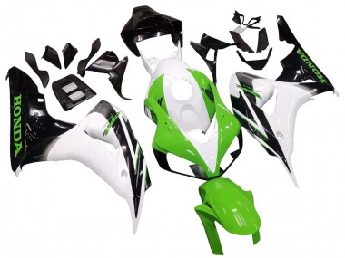 Carenado Moto Honda CBR1000RR 2006-2007 - Blanco Verde Negro Brillante Fabricantes