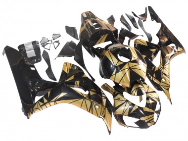 Carenados Moto Honda CBR1000RR 2006-2007 - Oro Negro Brillante Fabricantes