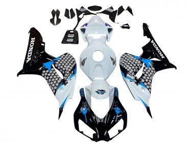 Carenado Moto Honda CBR1000RR 2006-2007 - Blanco Azul Negro Brillante Fabricantes