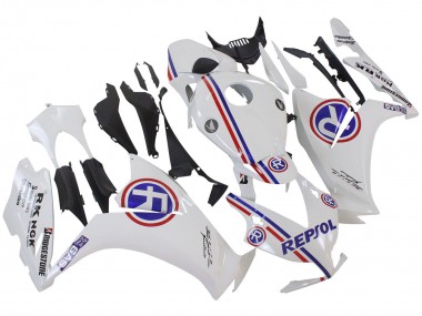 Carenados Moto Honda CBR1000RR 2012-2016 - Blanco Azul Rojo Repsol Fabricantes