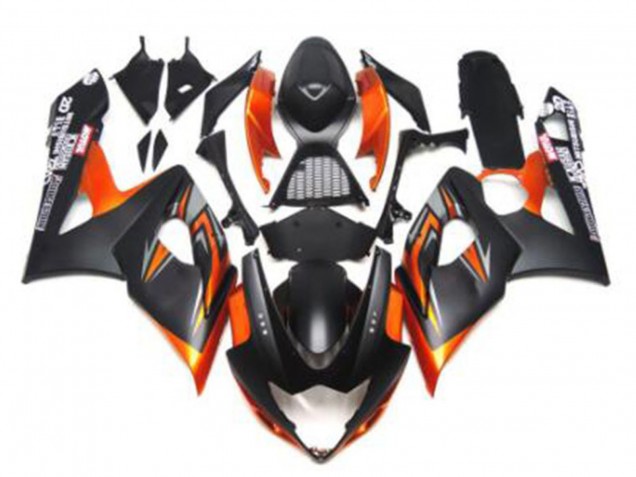Carenados Moto Suzuki GSXR 1000 2005-2006 - Negro Brillante Negro Mate Negro Naranja Fabricantes