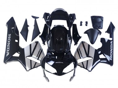 Carenados Moto Honda CBR600RR 2003-2004 - Plata Negro Brillante Fabricantes