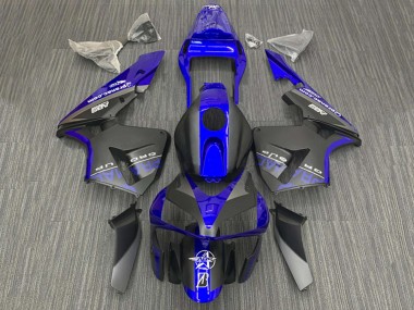 Carenados Moto Honda CBR600RR 2003-2004 - Azul Negro Mate Fabricantes