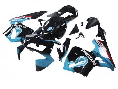 Carenados Moto Honda CBR600RR 2003-2004 - Azul Claro Rojo Negro Brillante Dunlop Fabricantes