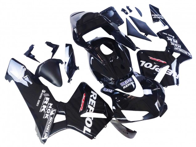 Carenados Moto Honda CBR600RR 2003-2004 - Negro Brillante Blanco Repsol Fabricantes
