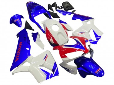 Carenados Moto Honda CBR600RR 2003-2004 - Blanco Azul Rojo HRC Fabricantes