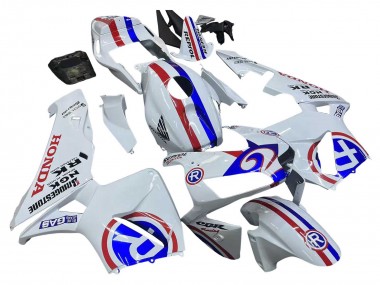 Carenados Moto Honda CBR600RR 2003-2004 - Blanco Rojo Azul Fabricantes