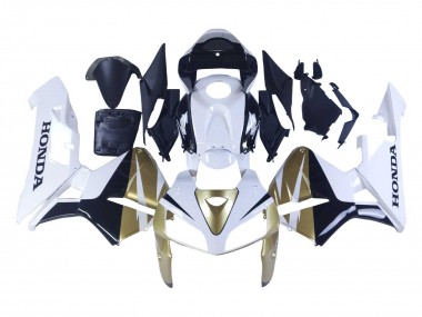 Carenados Moto Honda CBR600RR 2005-2006 - Oro Blanco Negro Fabricantes
