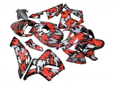Carenados Moto Honda CBR600RR 2005-2006 - Negro Rojo Gris Camouflage Fabricantes