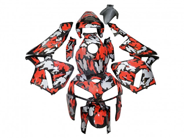 Carenados Moto Honda CBR600RR 2005-2006 - Negro Rojo Gris Camouflage Fabricantes