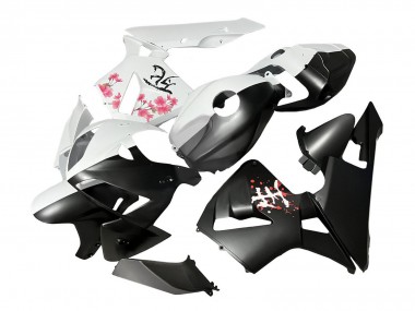 Carenados Moto Honda CBR600RR 2005-2006 - Negro Blanco Cherry Blossom Fabricantes