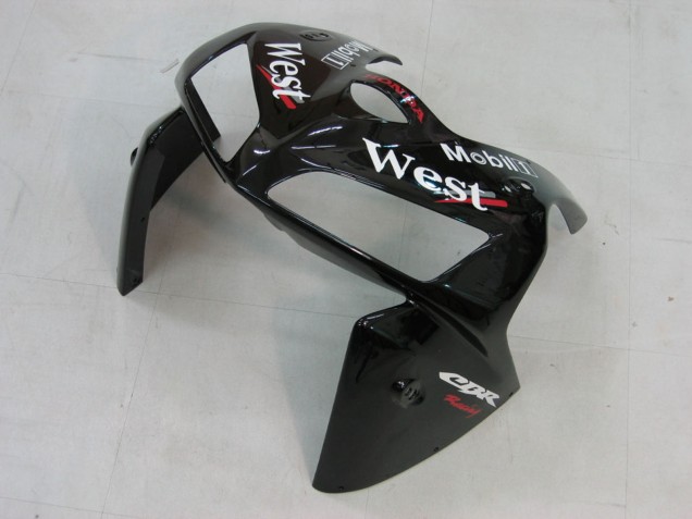 Carenados Moto Honda CBR600RR 2005-2006 - Negro Brillante Blanco West Fabricantes
