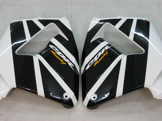 Carenados Moto Honda CBR600RR 2005-2006 - Negro Blanco Carrera Fabricantes