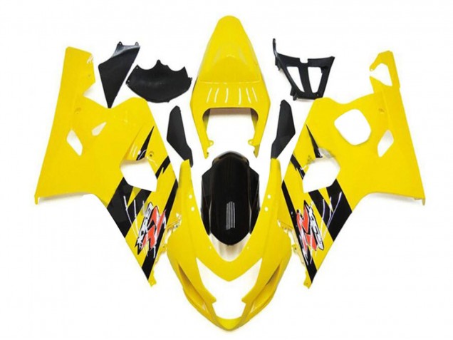 Carenados Moto Suzuki GSXR 600/750 2004-2005 - Amarillo Negro Brillante Fabricantes