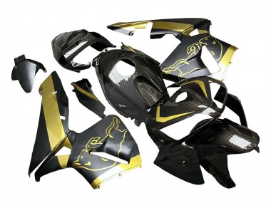 Carenados Moto Honda CBR600RR 2005-2006 - Negro Oro FibraCarbono Fabricantes