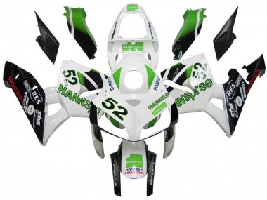 Carenados Moto Honda CBR600RR 2005-2006 - Verde Blanco Negro hannspree 52 Fabricantes