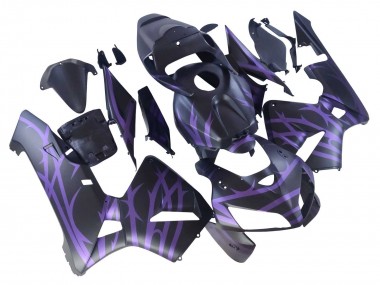 Carenados Moto Honda CBR600RR 2005-2006 - Negro Mate Púrpura Fabricantes