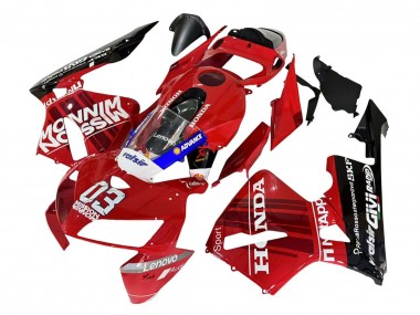 Carenados Moto Honda CBR600RR 2005-2006 - Rojo Negro Valsir 03 Fabricantes
