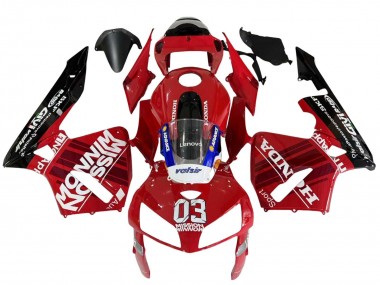 Carenados Moto Honda CBR600RR 2005-2006 - Rojo Negro Valsir 03 Fabricantes