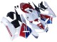 Carenado Moto Honda CBR600RR 2005-2006 - Blanco Rojo Azul HRC Fabricantes