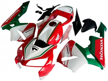 Carenados Moto Honda CBR600RR 2005-2006 - Rojo Blanco Verde Fabricantes