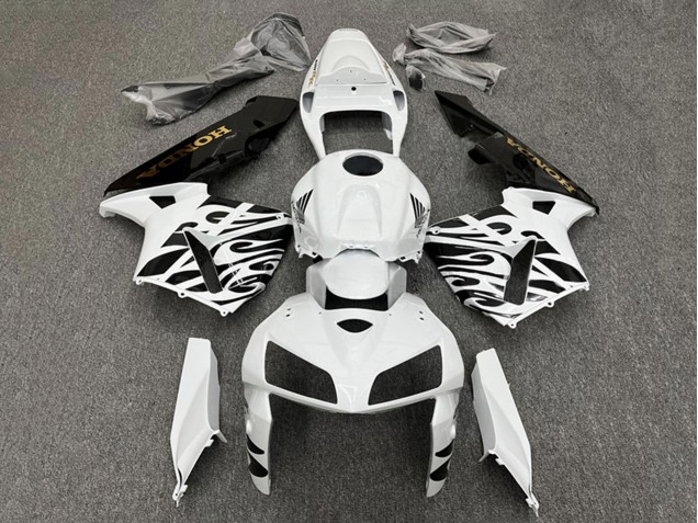 Carenados Moto Honda CBR600RR 2005-2006 - Blanco Negro Fabricantes