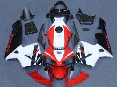 Carenados Moto Honda CBR600RR 2005-2006 - Rojo Blanco Negro Fabricantes