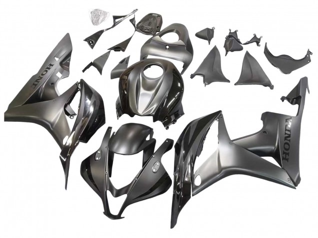 Carenado Moto Honda CBR600RR 2007-2008 - Plata Negro Brillante Fabricantes