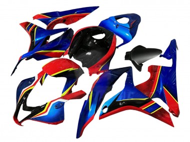 Carenados Moto Honda CBR600RR 2007-2008 - Azul Rojo Amarillo Negro Brillante Fabricantes