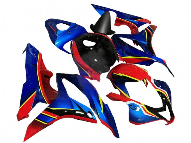 Carenados Moto Honda CBR600RR 2007-2008 - Azul Rojo Amarillo Negro Brillante Fabricantes