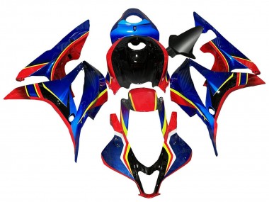 Carenados Moto Honda CBR600RR 2007-2008 - Azul Rojo Amarillo Negro Brillante Fabricantes