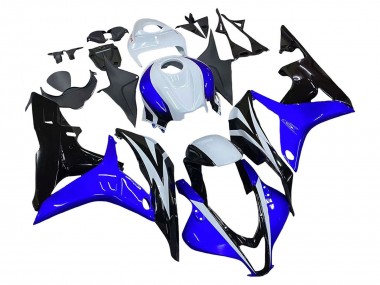 Carenado Moto Honda CBR600RR 2007-2008 - Blanco Azul Negro Brillante Fabricantes