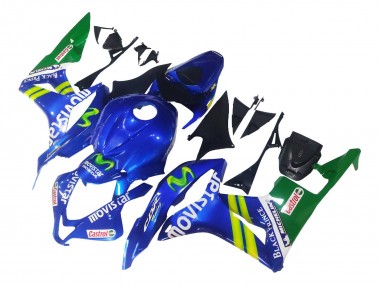 Carenados Moto Honda CBR600RR 2007-2008 - Azul Verde MoviStar Castrol Fabricantes