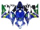 Carenados Moto Honda CBR600RR 2007-2008 - Azul Verde MoviStar Castrol Fabricantes