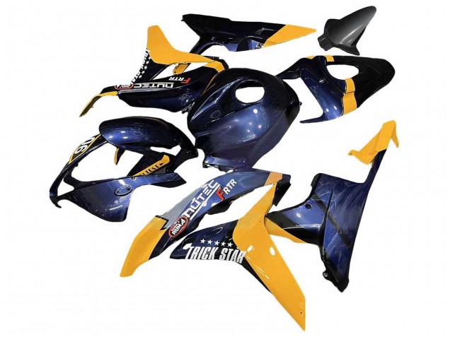 Carenados Moto Honda CBR600RR 2007-2008 - Naranja Azul Oscuro Trick Star 06 Fabricantes