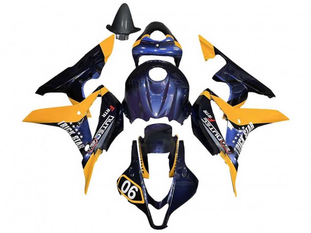 Carenados Moto Honda CBR600RR 2007-2008 - Naranja Azul Oscuro Trick Star 06 Fabricantes
