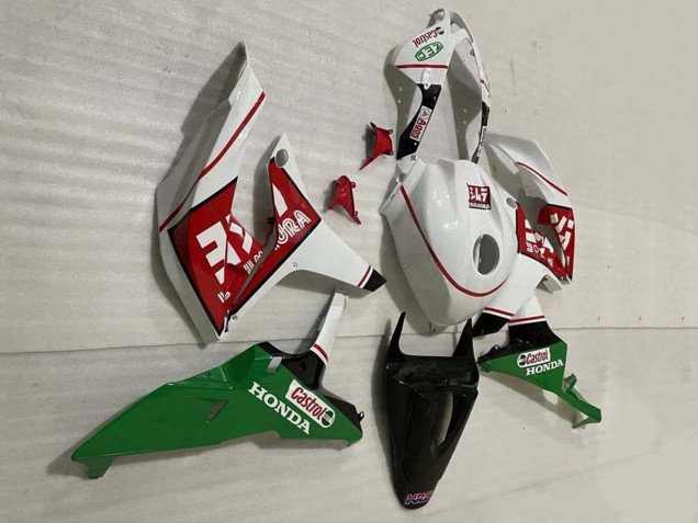 Carenados Moto Honda CBR600RR 2007-2008 - Blanco Verde Rojo Castrol Fabricantes