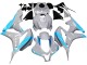 Carenados Moto Honda CBR600RR 2007-2008 - Gris Brillante Azul Claro Fabricantes