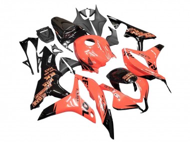 Carenados Moto Honda CBR600RR 2007-2008 - Naranja Negro Brillante Repsol Fabricantes