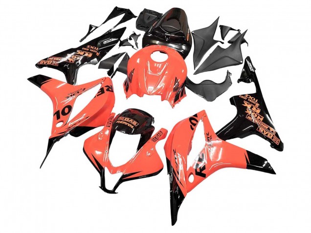 Carenados Moto Honda CBR600RR 2007-2008 - Naranja Negro Brillante Repsol Fabricantes