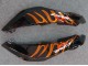 Carenados Moto Honda CBR600RR 2007-2008 - Negro Brillante Naranja Llama Fabricantes