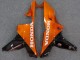Carenados Moto Honda CBR600RR 2007-2008 - Negro Brillante Naranja Llama Fabricantes