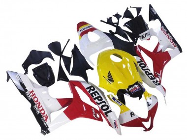 Carenados Moto Honda CBR600RR 2007-2008 - Blanco Amarillo Rojo Repsol HRC Fabricantes