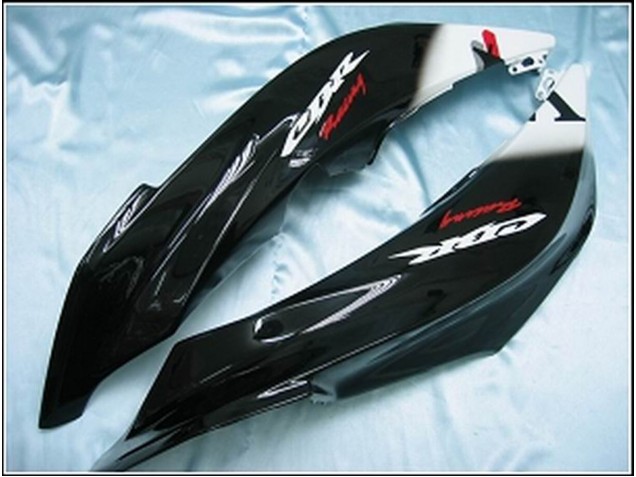 Carenados Moto Honda CBR600RR 2007-2008 - Negro Brillante Blanco West Fabricantes
