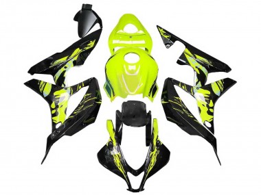 Carenados Moto Honda CBR600RR 2007-2008 - Amarillo Negro Brillante Fabricantes